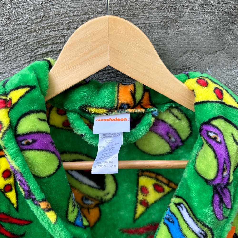 Boys robe side L 10/12  multicolors